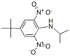 4-(1,1-Dimethylethyl)-N-(1-methylethyl)-2,6-dinitrobenzenamine Struktur