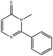 4(3H)-Pyrimidinethione,  3-methyl-2-phenyl- Structure