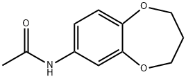 7-乙酰氨基-3,4-二氢-2H-1,5-苯并二氧杂卓 结构式