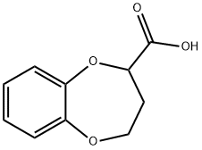 3,4-二氢-2H-1,5-苯并二氧环丙 7-羟酸 结构式