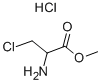 DL-3-氯丝氨酸甲酯盐酸盐, 33646-31-0, 结构式