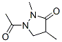 3-Pyrazolidinone,  1-acetyl-2,4-dimethyl- Structure