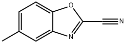 2-Benzoxazolecarbonitrile,  5-methyl- Structure