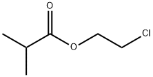 Propanoic acid, 2-Methyl-, 2-chloroethyl ester 化学構造式