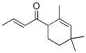 1-(2,4,4-trimethyl-2-cyclohexen-1-yl)-2-buten-1-one 结构式