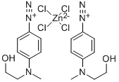 P-DIAZOMETHYLHYDROXYETHYLANILINE ZINC CHLORIDE Structure