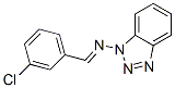 1-[(m-Chlorobenzylidene)amino]-1H-benzotriazole,33682-99-4,结构式