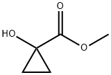 1-ヒドロキシ-1-シクロプロパンカルボン酸メチル 化学構造式