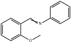 [(2-Methoxybenzylidene)amino]benzene 结构式