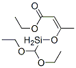 ethyl 3-[(diethoxymethylsilyl)oxy]-2-butenoate|