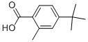 4-(叔丁基)-2-甲基苯甲酸, 33691-85-9, 结构式