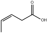 (Z)-3-Pentenoic acid Struktur
