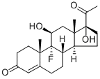 氟孕酮 结构式