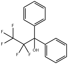 2,2,3,3,3-PENTAFLUORO-1,1-(DIPHENYL)PROPANE-1-OL Struktur