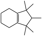 2,3,4,5,6,7-hexahydro-1,1,2,3,3-pentamethyl-1H-indene,33704-59-5,结构式