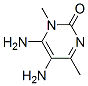 2(1H)-Pyrimidinone,  5,6-diamino-1,4-dimethyl- Structure