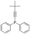 (3,3-diMethyl-1-butynyl)diphenylphosphine Struktur