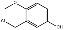 Phenol, 3-(chloromethyl)-4-methoxy- (9CI) Structure