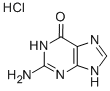 2-アミノ-1,7-ジヒドロ-6H-プリン-6-オン/塩酸 化学構造式