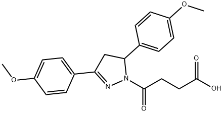 337482-89-0 4-[3,5-BIS-(4-METHOXY-PHENYL)-4,5-DIHYDRO-PYRAZOL-1-YL]-4-OXO-BUTYRIC ACID