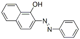 2-(フェニルアゾ)-1-ナフトール 化学構造式