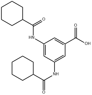 3,5-BIS-(CYCLOHEXANECARBONYL-AMINO)-BENZOIC ACID