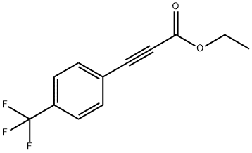 (4-TRIFLUOROMETHYL-PHENYL)-PROPYNOIC ACID ETHYL ESTER Struktur