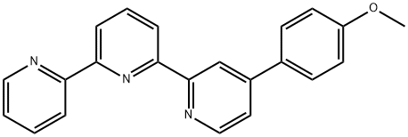 4-(4-甲氧基苯基)-2,2:6,2-三吡啶, 337511-97-4, 结构式