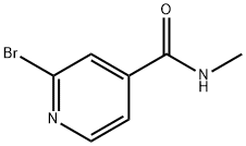 2-溴-N-甲基异烟酰胺, 337536-01-3, 结构式