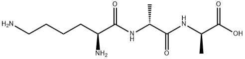 lysyl-alanyl-alanine 化学構造式