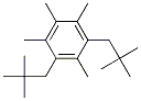 1,3-Bis(2,2-dimethylpropyl)-2,4,5,6-tetramethylbenzene Struktur