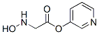 Glycine, N-hydroxy-, 3-pyridinyl ester (9CI) 化学構造式