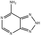 2H-1,2,3-Triazolo[4,5-d]pyrimidin-7-amine (9CI) 化学構造式