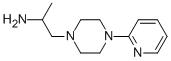1-[4-(pyridin-2-yl)piperazin-1-yl]propan-2-amine Struktur