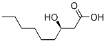 (R)-3-ヒドロキシノナン酸 化学構造式