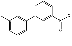 1,3-ジメチル-5-(3-ニトロフェニル)ベンゼン 化学構造式