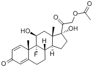 Isoflupredone Acetate Struktur