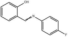 4-氟-N-邻羟苯亚甲基苯胺, 3382-62-5, 结构式