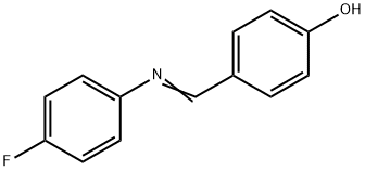4-{[(4-氟苯基)亚胺基]甲基}苯酚,3382-63-6,结构式