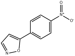 5-(4-硝基苯基)异噁唑,3383-42-4,结构式