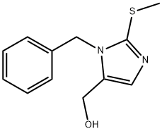 [1-BENZYL-2-(METHYLSULFANYL)-1H-IMIDAZOL-5-YL]METHANOL Structure