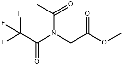 Glycine, N-acetyl-N-(trifluoroacetyl)-, methyl ester,33845-37-3,结构式