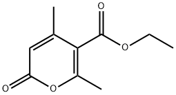 5-Carbethoxy-4,6-dimethyl-2-pyrone Struktur