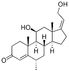 11-beta,21-dihydroxy-6-alpha-methylpregna-4,17(20)-dien-3-one|