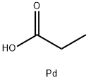 プロピオン酸パラジウム(II) 化学構造式