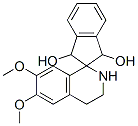 3,4-ジヒドロ-6,7-ジメトキシスピロ[イソキノリン-1(2H),2'-インダン]-1',3'-ジオール 化学構造式