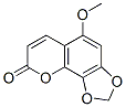 5-Methoxy-7,8-methylenedioxycoumarin 结构式