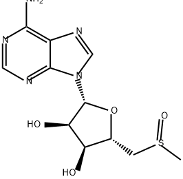 methylthioadenosine sulfoxide Structure
