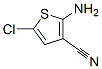 3-Thiophenecarbonitrile,  2-amino-5-chloro- Structure