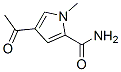 1H-Pyrrole-2-carboxamide, 4-acetyl-1-methyl- (9CI) Structure